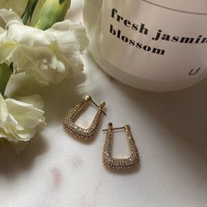 Uncommon James rhinestone hoops